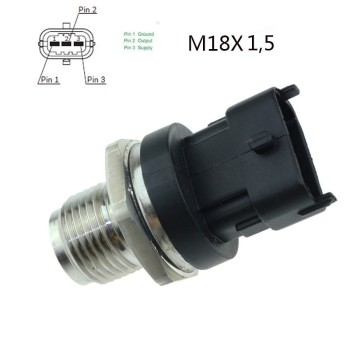 Capteur Pression carburant, 0281008513 Land Rover Jaguar 3.0 4.4 SD...